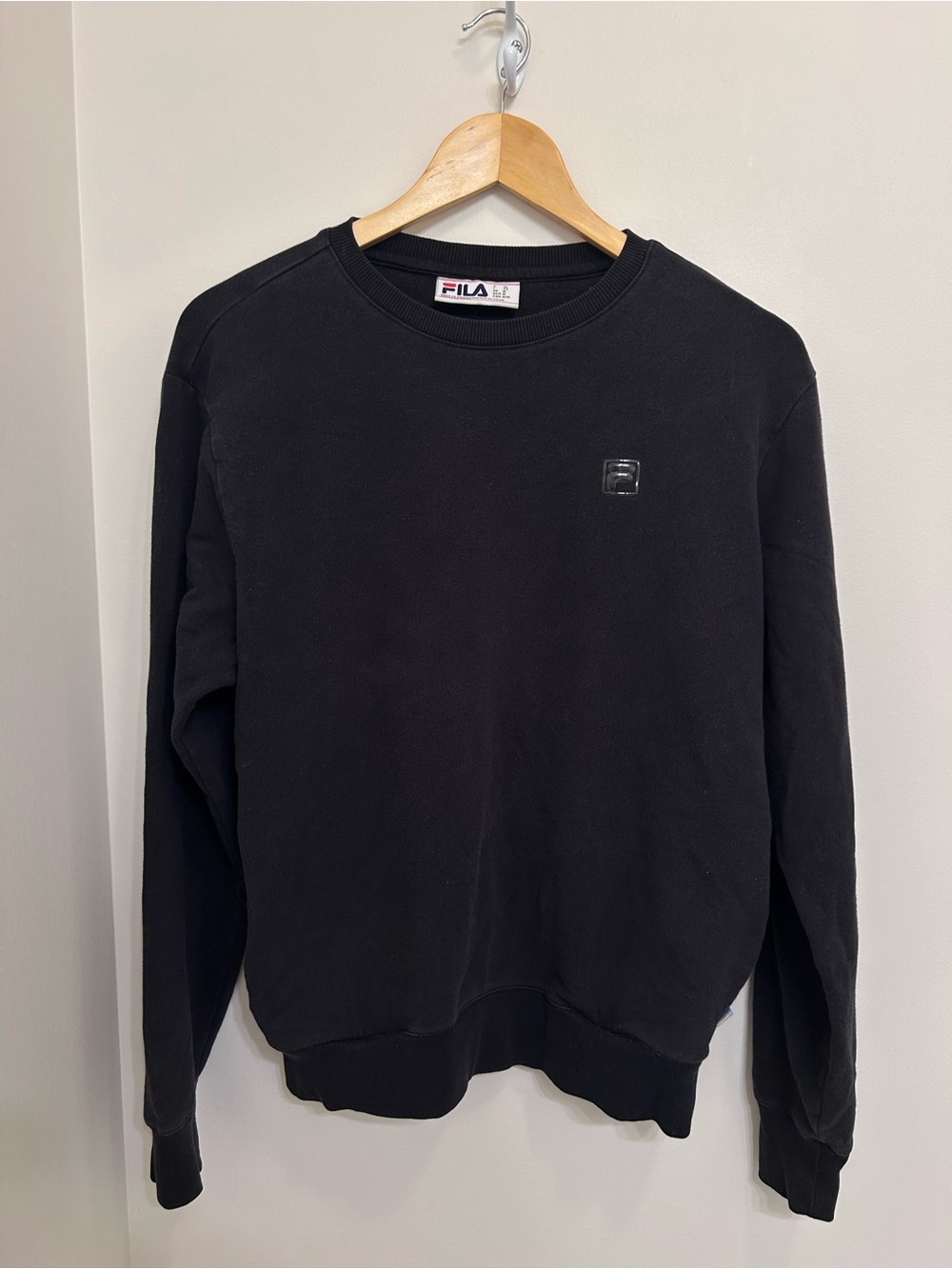 Fila Black Women's Crewneck Sweatshirt